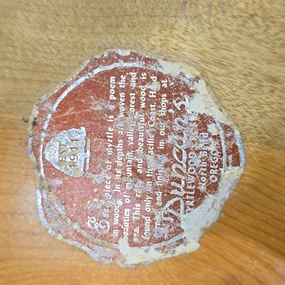 Duncan's Myrtlewood Bowl - Picture 4 of 5